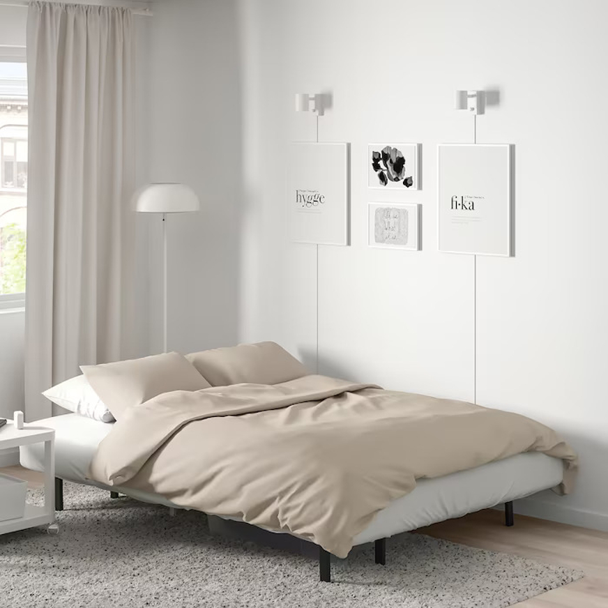 nyhman sofa bed opened up as bed